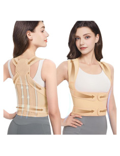 Corrector de Postura Ergonómico BLACKYEW Beige Mediano