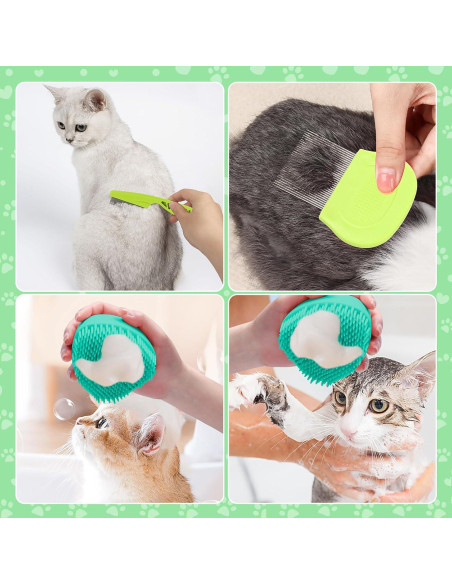 Kit de Limpieza para Mascotas VCZONE 8 Piezas Verde