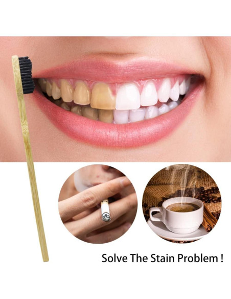 Cepillo de Dientes de Bambú Extra Duro Colincie - Paquete de 12 Cepillo de Dientes de Bambú Extra Duro Colincie - Paquete de 12