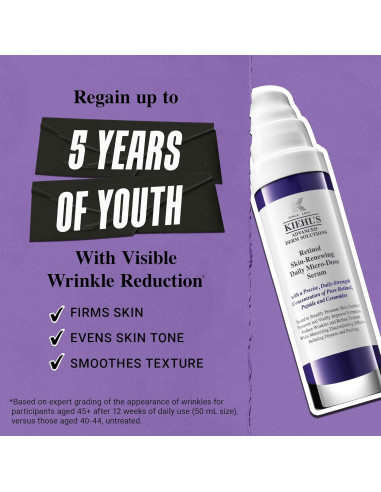 Sérum Facial Anti-Envejecimiento Kiehl's 30 ml con Retinol
