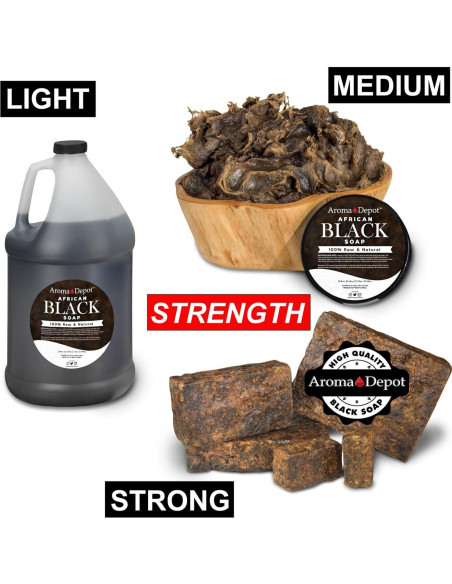 Jabón Negro Líquido Africano Aroma Depot 1.81 kg 100% Natural Jabón Negro Líquido Africano Aroma Depot 1.81 kg 100% Natural