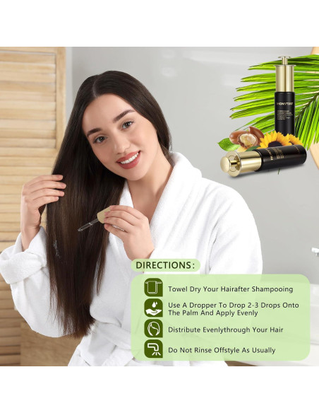 Aceite de Cabello Marroquí 30 ml - Hidratante y Reparador Aceite de Cabello Marroquí 30 ml - Hidratante y Reparador