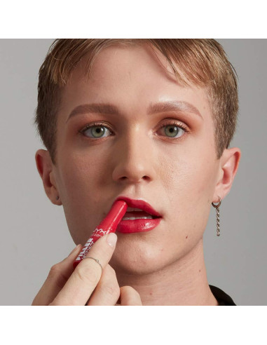 Lápiz Labial Voluminizador NYX Filler Instinct 2.54g Rojo Cereza