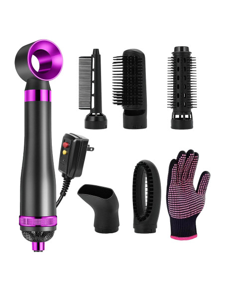 Cepillo Secador de Cabello 6 en 1 Soffiya con Iones Negativos Cepillo Secador de Cabello 6 en 1 Soffiya con Iones Negativos