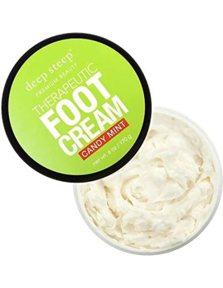 Crema para Pies de Menta Dulce Deep Steep 170g Crema para Pies de Menta Dulce Deep Steep 170g