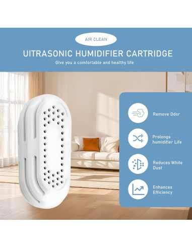 Cartucho de Desmineralización Mixzeny para Humidificadores - 8 Paquetes