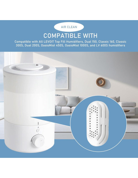 Cartucho de Desmineralización Mixzeny para Humidificadores - 8 Paquetes Cartucho de Desmineralización Mixzeny para Humidificadores - 8 Paquetes