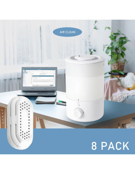 Cartucho de Desmineralización Mixzeny para Humidificadores - 8 Paquetes Cartucho de Desmineralización Mixzeny para Humidificadores - 8 Paquetes