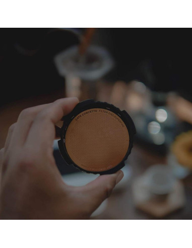 Filtro Reutilizable de Acero Inoxidable CAFE CONCETTO Súper Fino para AeroPress
