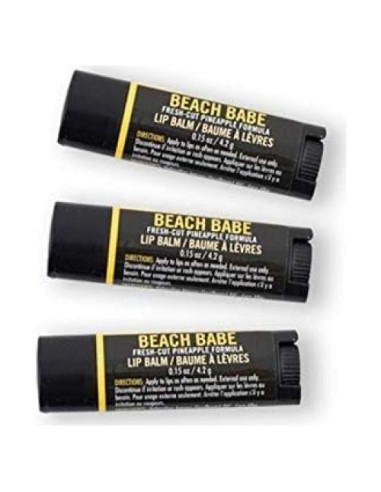 Trío de Bálsamos Labiales Walton Wood Farm Piña 100% Natural