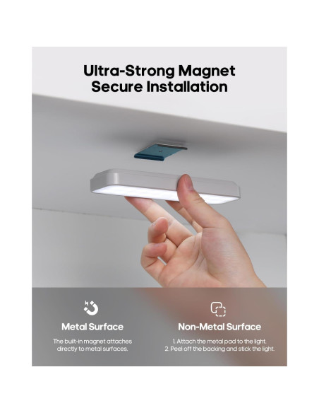 Paquete de 5 luces LED recargables Goodea con sensor de movimiento Paquete de 5 luces LED recargables Goodea con sensor de movimiento