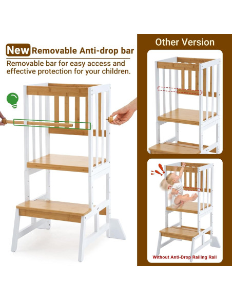 Torre de Aprendizaje Cosyland Ajustable para Niños 89 cm Torre de Aprendizaje Cosyland Ajustable para Niños 89 cm