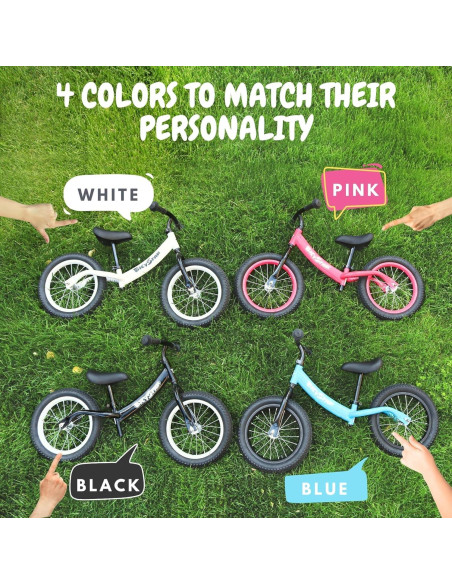 Bicicleta de Equilibrio Bicystar 14" Azul para Niños 3-6 Años Bicicleta de Equilibrio Bicystar 14" Azul para Niños 3-6 Años