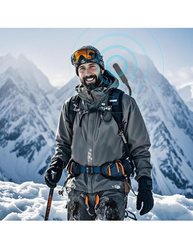 Antena VHF/UHF Eightwood Gooseneck 3.5dBi SMA para Radios