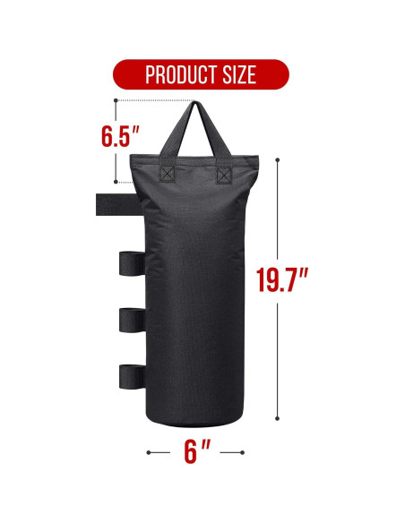 Bolsas de Arena para Toldo CLAETF - Juego de 4, 14.97 kg cada una Bolsas de Arena para Toldo CLAETF - Juego de 4, 14.97 kg cada una