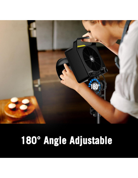 Luz de Video Profesional NiceVeedi XE-125A 250W Bi-Color 3000K-10000K Luz de Video Profesional NiceVeedi XE-125A 250W Bi-Color 3000K-10000K