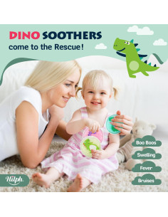 Paquete de Hielo Reutilizable Hilph Dinosaurio 3 Unidades 2