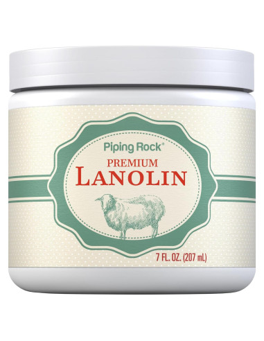 Crema de lanolina Piping Rock 207 ml | Balsamo hidratante para piel