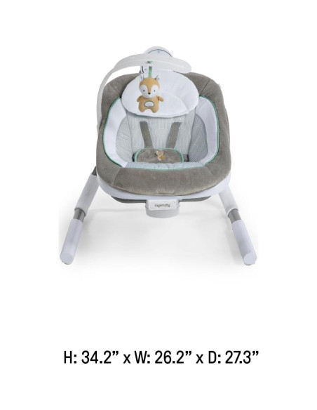 Columpio portátil Ingenuity AnyWay Sway Ray 3 direcciones Columpio portátil Ingenuity AnyWay Sway Ray 3 direcciones