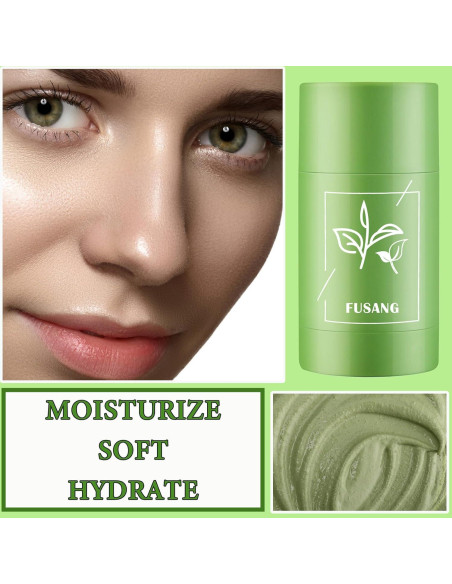 Barra de Mascarilla Hidratante Fusang Té Verde 42.5g