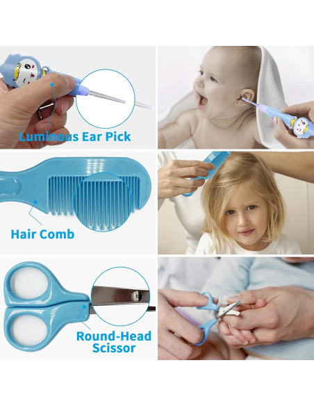 Kit de Cuidado para Bebés 26 en 1 - Cortador de Uñas Eléctrico Kit de Cuidado para Bebés 26 en 1 - Cortador de Uñas Eléctrico
