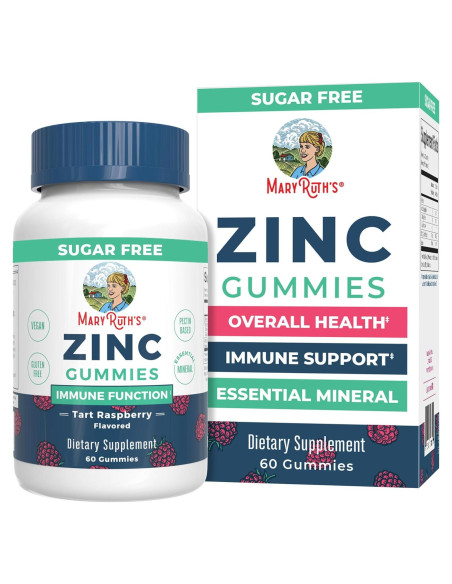 Gomitas de Zinc MaryRuth | Suplemento Inmunológico Vegano | 30 Porciones Gomitas de Zinc MaryRuth | Suplemento Inmunológico Vegano | 30 Porciones