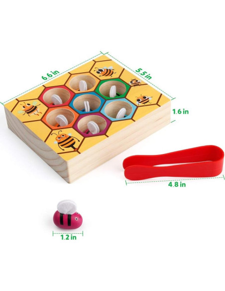 Juguete Educativo Coogam Abejas y Colmena para Niños 3+ Juguete Educativo Coogam Abejas y Colmena para Niños 3+