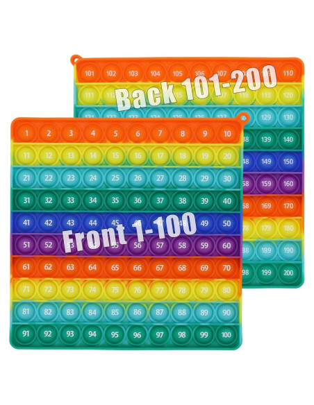 Pop it Doble Lado 200 Números Bakira Juguete Sensorial 20 cm Pop it Doble Lado 200 Números Bakira Juguete Sensorial 20 cm