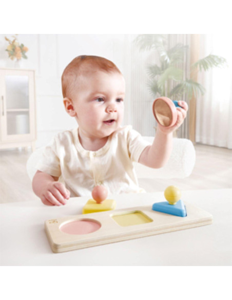 Rompecabezas Espejo Hape Montessori 10M+ Juguete Sensorial Rompecabezas Espejo Hape Montessori 10M+ Juguete Sensorial