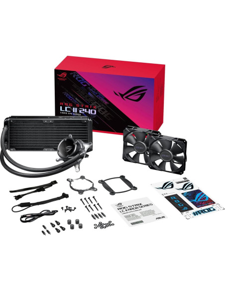 Enfriador de CPU Líquido ASUS ROG Strix LC II 240mm AIO RGB Enfriador de CPU Líquido ASUS ROG Strix LC II 240mm AIO RGB
