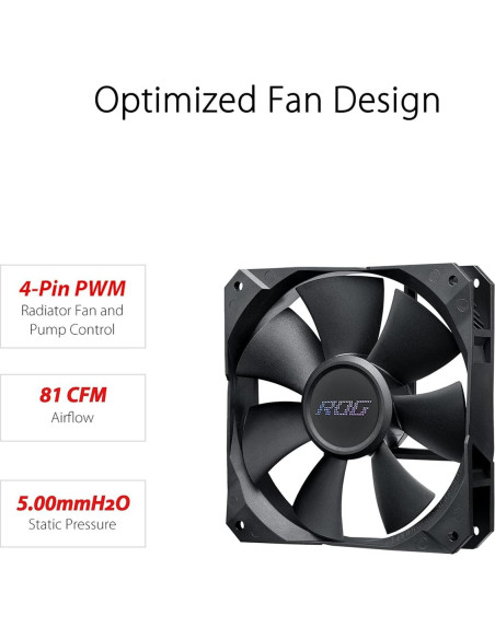 Enfriador de CPU Líquido ASUS ROG Strix LC II 240mm AIO RGB Enfriador de CPU Líquido ASUS ROG Strix LC II 240mm AIO RGB