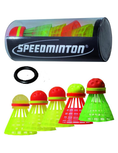 Set Speedminton S900 - 2 Raquetas + 5 Birdies + Easy Court