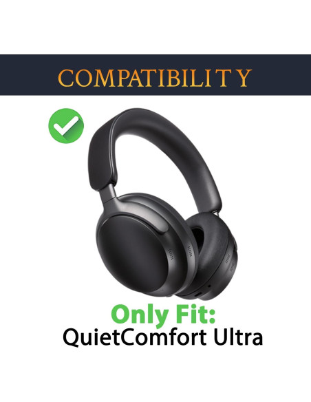 Almohadillas de Gel de Enfriamiento SOULWIT para Auriculares Bose QC Ultra - Negro Almohadillas de Gel de Enfriamiento SOULWIT para Auriculares Bose QC Ultra - Negro