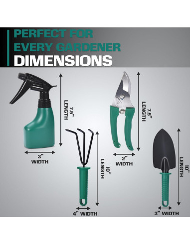 Juego de Herramientas de Jardín 2wayz - 5 Piezas Duraderas