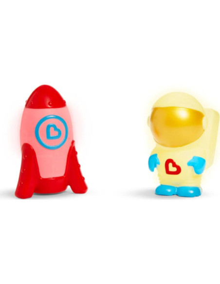 Juguete de Baño Iluminado Munchkin Astronauta y Cohete Juguete de Baño Iluminado Munchkin Astronauta y Cohete