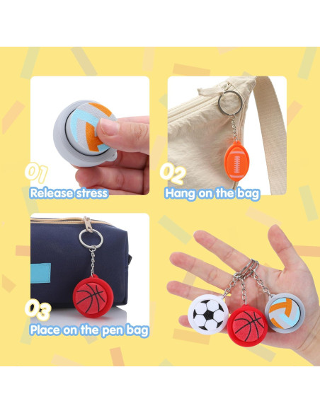 Juguetes Antiestrés Clicker Joyin 12 Pcs Pelotas Deportivas Juguetes Antiestrés Clicker Joyin 12 Pcs Pelotas Deportivas