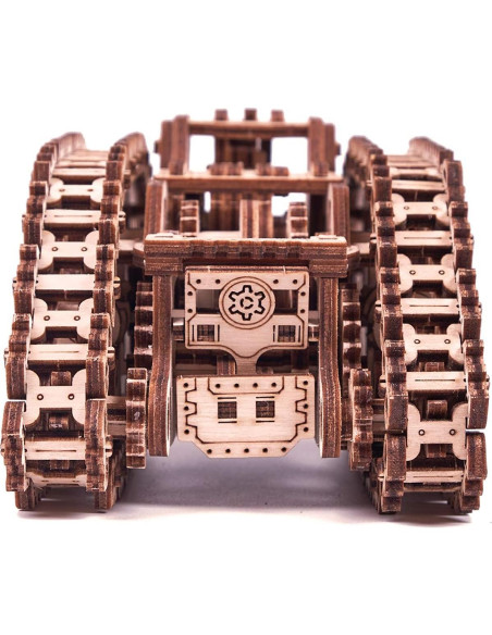 Tanque de Vapor Wood Trick 3D Rompecabezas Mecánico DIY Tanque de Vapor Wood Trick 3D Rompecabezas Mecánico DIY