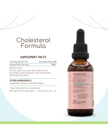 Fórmula de Colesterol B60 HerbEra 60 ml - Extracto Natural