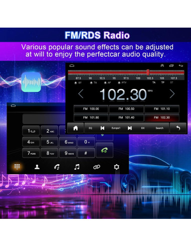 Radio Estéreo Android 14 9" Loddery para Ford Edge 2015-2020
