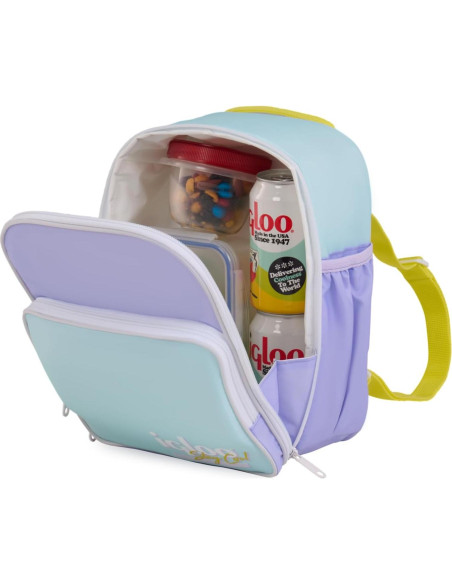 Mochila Enfriadora Retro Igloo Brisa Lila 33.7x25.4cm Mochila Enfriadora Retro Igloo Brisa Lila 33.7x25.4cm