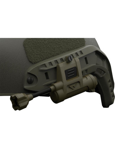 Luz Táctica Princeton Tec Charge X Casco Verde Oliva 100 Lúmenes