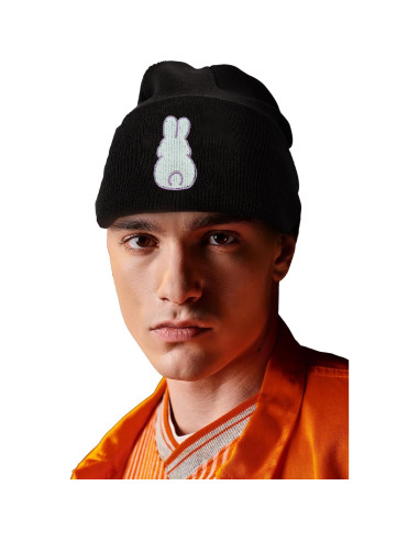 Gorro de punto unisex Mutakin con bordado de perro
