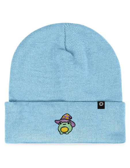 Gorro de punto bordado DALIX rana hechicera para mujeres Gorro de punto bordado DALIX rana hechicera para mujeres
