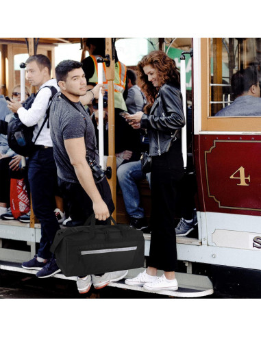 Bolsa de viaje reflectante Trail Maker 40L 22" unisex negra