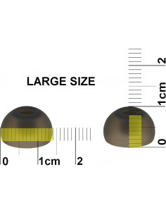 12 Adaptadores de Repuesto Grande (L) para Auriculares Sennheiser 2