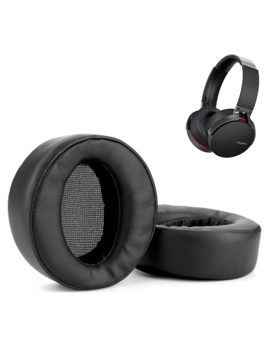 Almohadillas de Repuesto WADEO para Auriculares Sony MDR-XB950BT - 2 Piezas