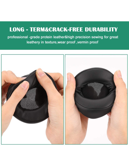 Almohadillas de Repuesto WADEO para Auriculares Sony MDR-XB950BT - 2 Piezas Almohadillas de Repuesto WADEO para Auriculares Sony MDR-XB950BT - 2 Piezas