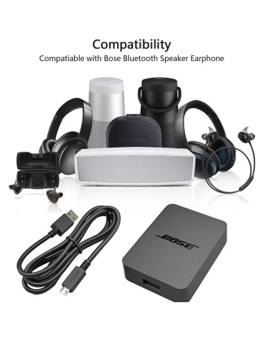 Cable de Cargador Micro USB GGRD para Altavoces Bose SoundLink
