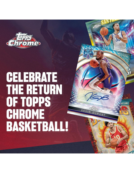 Caja de Valor Baloncesto Topps Chrome 2024-25 - 32 Tarjetas Caja de Valor Baloncesto Topps Chrome 2024-25 - 32 Tarjetas