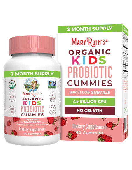 Gominolas Probioticas MaryRuth para Niños 60 Unidades Veganas Gominolas Probioticas MaryRuth para Niños 60 Unidades Veganas
